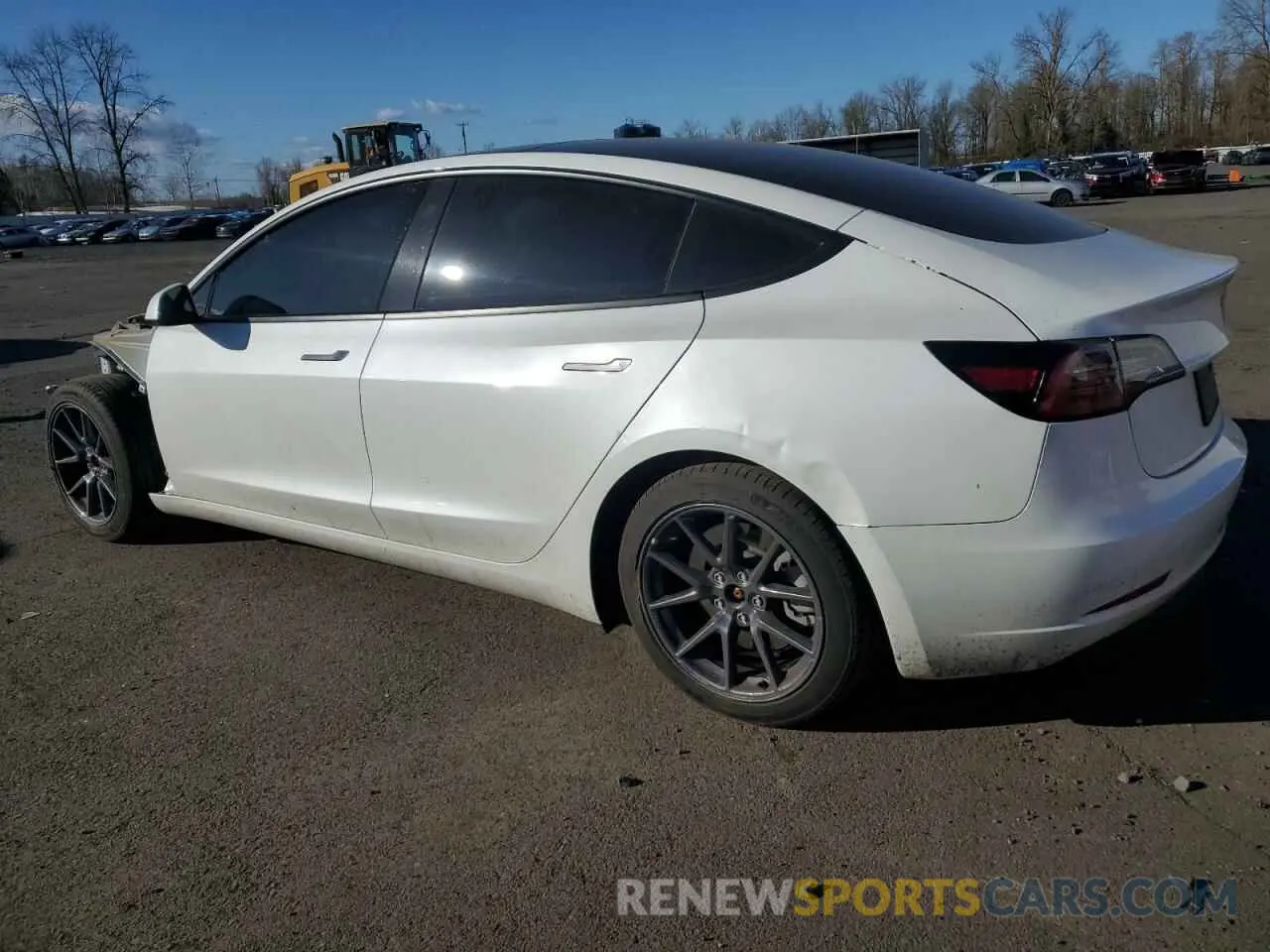 2 Photograph of a damaged car 5YJ3E1EA7PF474240 TESLA MODEL 3 2023