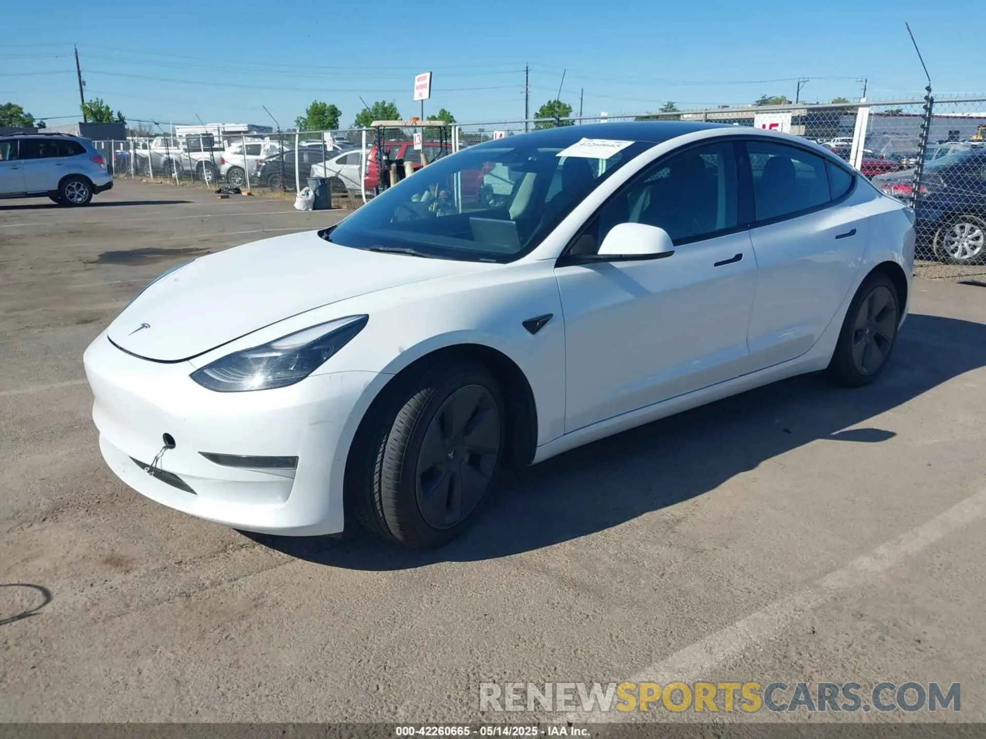 2 Photograph of a damaged car 5YJ3E1EA7PF486811 TESLA MODEL 3 2023