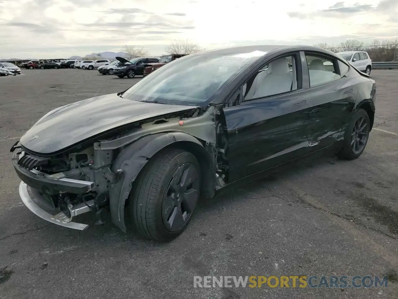 1 Фотография поврежденного автомобиля 5YJ3E1EA7PF502831 TESLA MODEL 3 2023