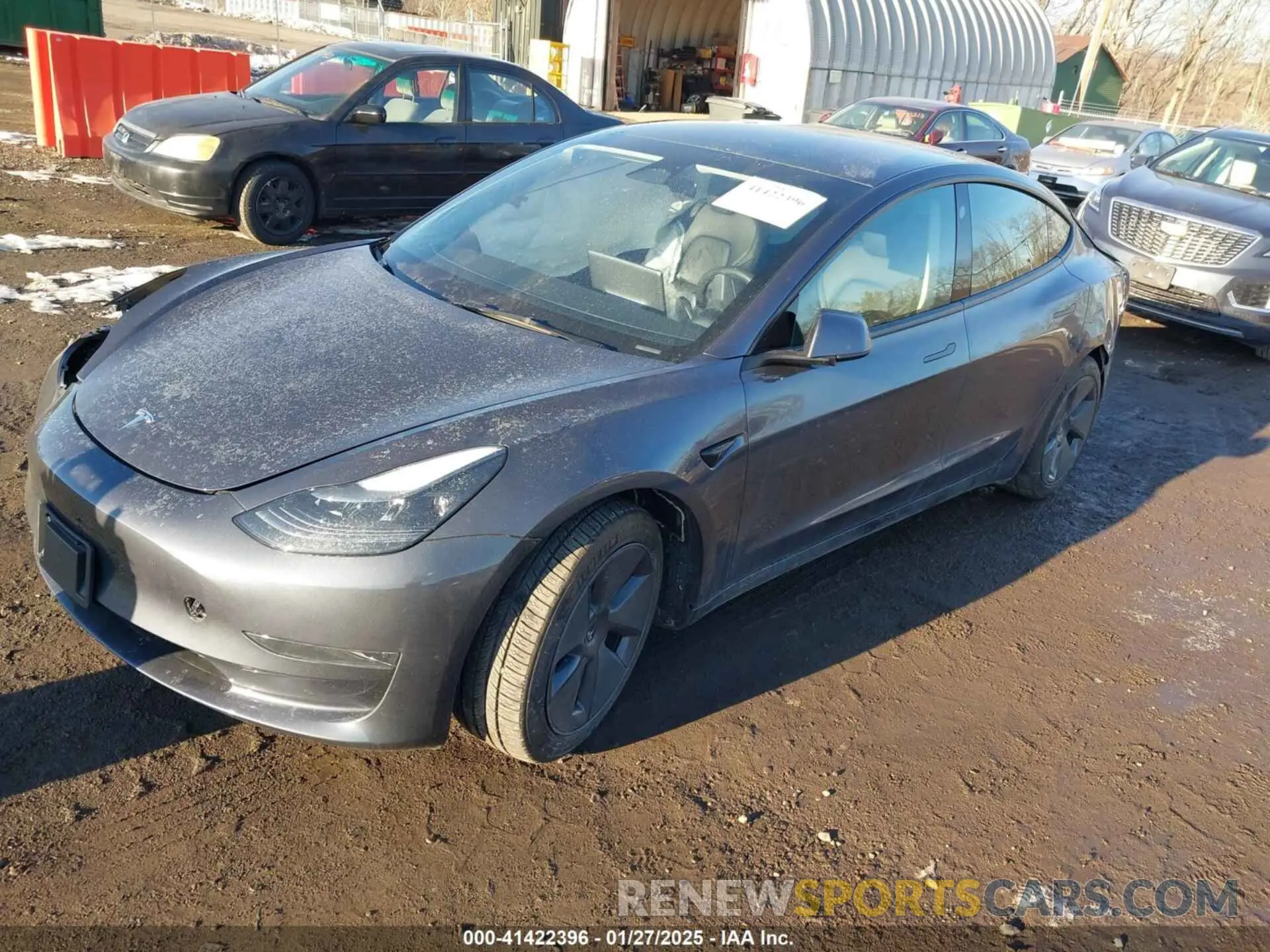 2 Photograph of a damaged car 5YJ3E1EA7PF509567 TESLA MODEL 3 2023