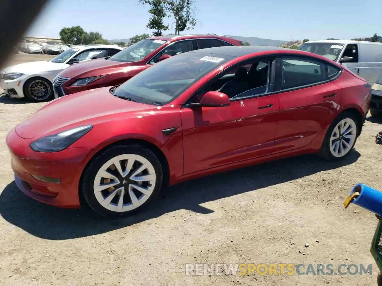 1 Фотография поврежденного автомобиля 5YJ3E1EA7PF516809 TESLA MODEL 3 2023
