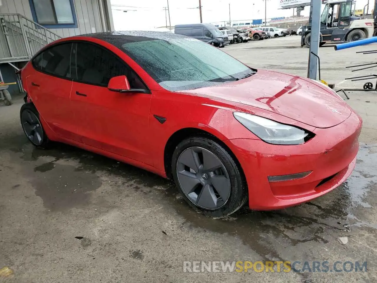 4 Фотография поврежденного автомобиля 5YJ3E1EA7PF541421 TESLA MODEL 3 2023