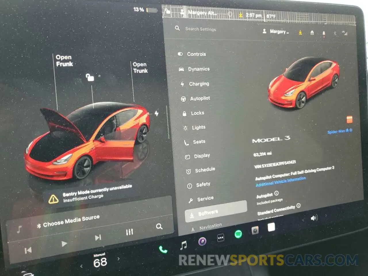 9 Фотография поврежденного автомобиля 5YJ3E1EA7PF541421 TESLA MODEL 3 2023