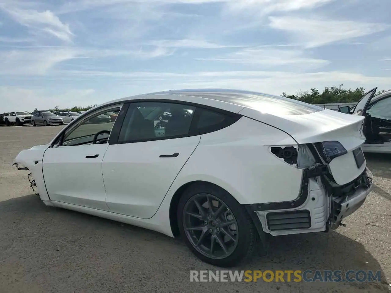 2 Photograph of a damaged car 5YJ3E1EA7PF546974 TESLA MODEL 3 2023