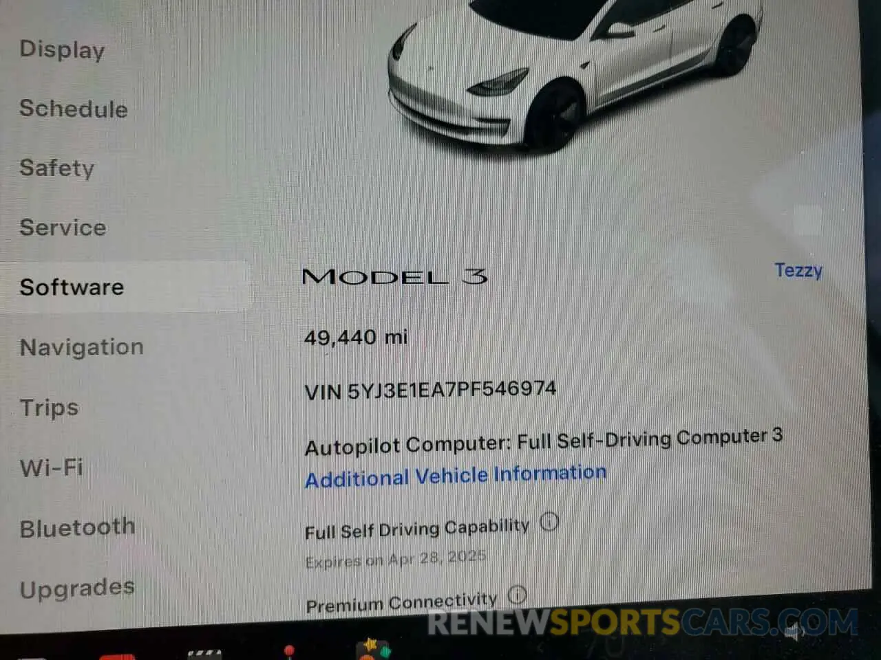 9 Photograph of a damaged car 5YJ3E1EA7PF546974 TESLA MODEL 3 2023