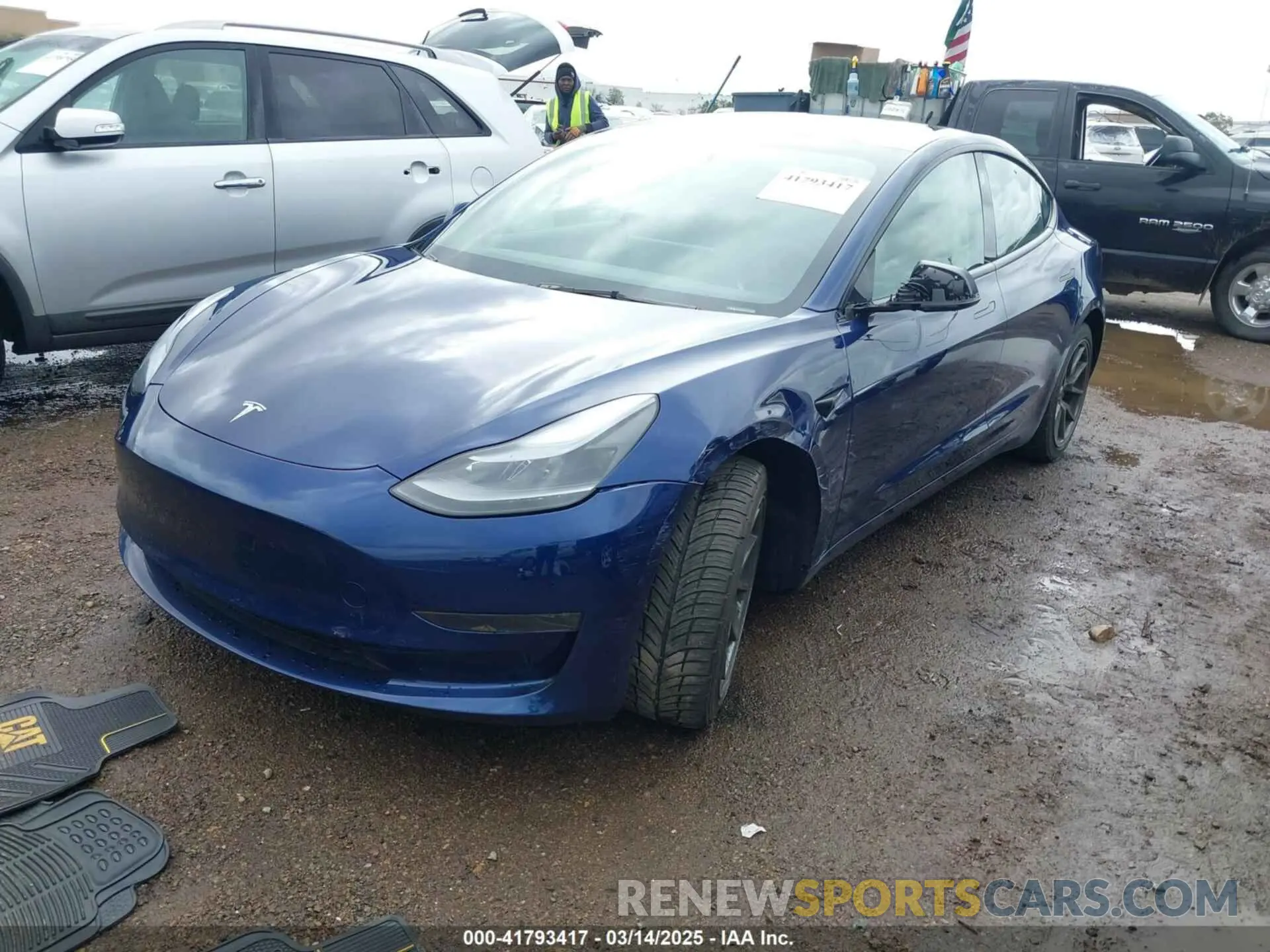 2 Photograph of a damaged car 5YJ3E1EA7PF560888 TESLA MODEL 3 2023