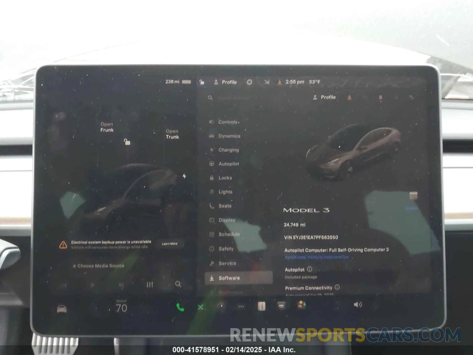 7 Photograph of a damaged car 5YJ3E1EA7PF563550 TESLA MODEL 3 2023