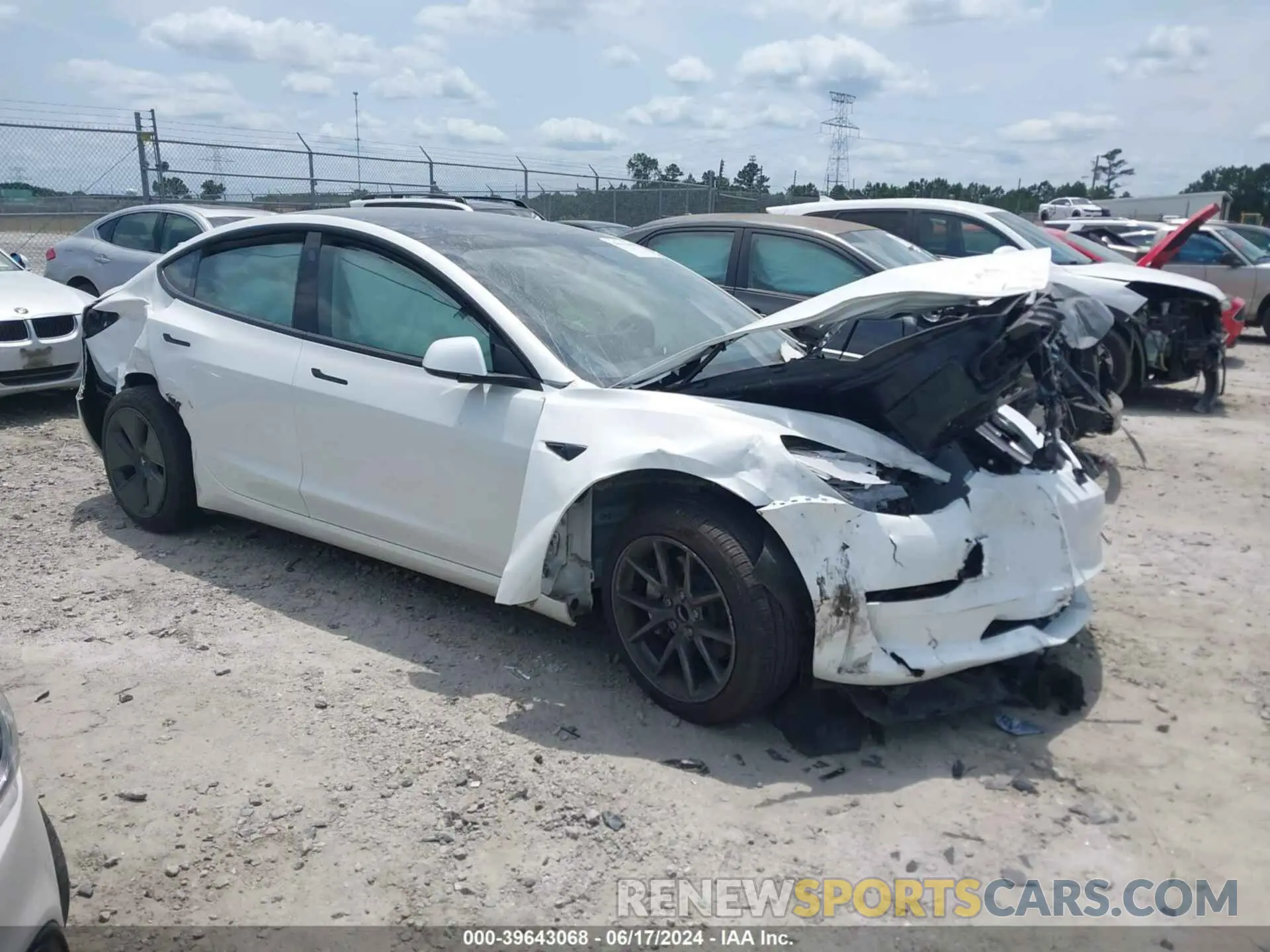 1 Photograph of a damaged car 5YJ3E1EA7PF568456 TESLA MODEL 3 2023