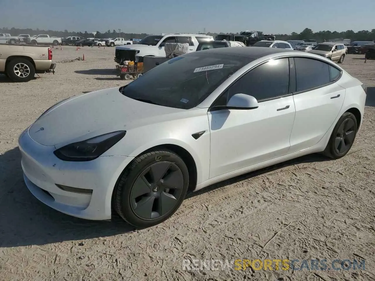1 Photograph of a damaged car 5YJ3E1EA7PF572281 TESLA MODEL 3 2023