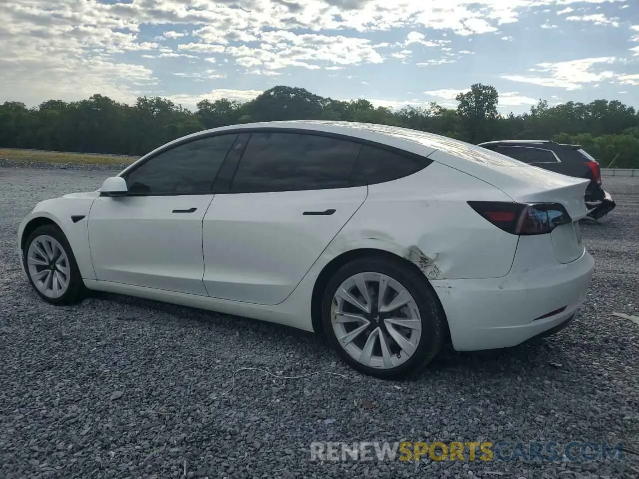 2 Photograph of a damaged car 5YJ3E1EA7PF573852 TESLA MODEL 3 2023