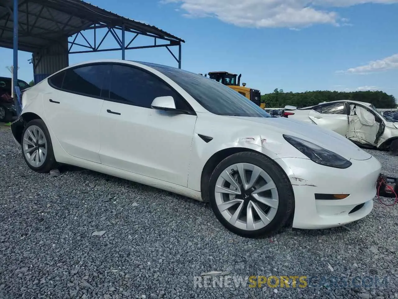 4 Photograph of a damaged car 5YJ3E1EA7PF573852 TESLA MODEL 3 2023