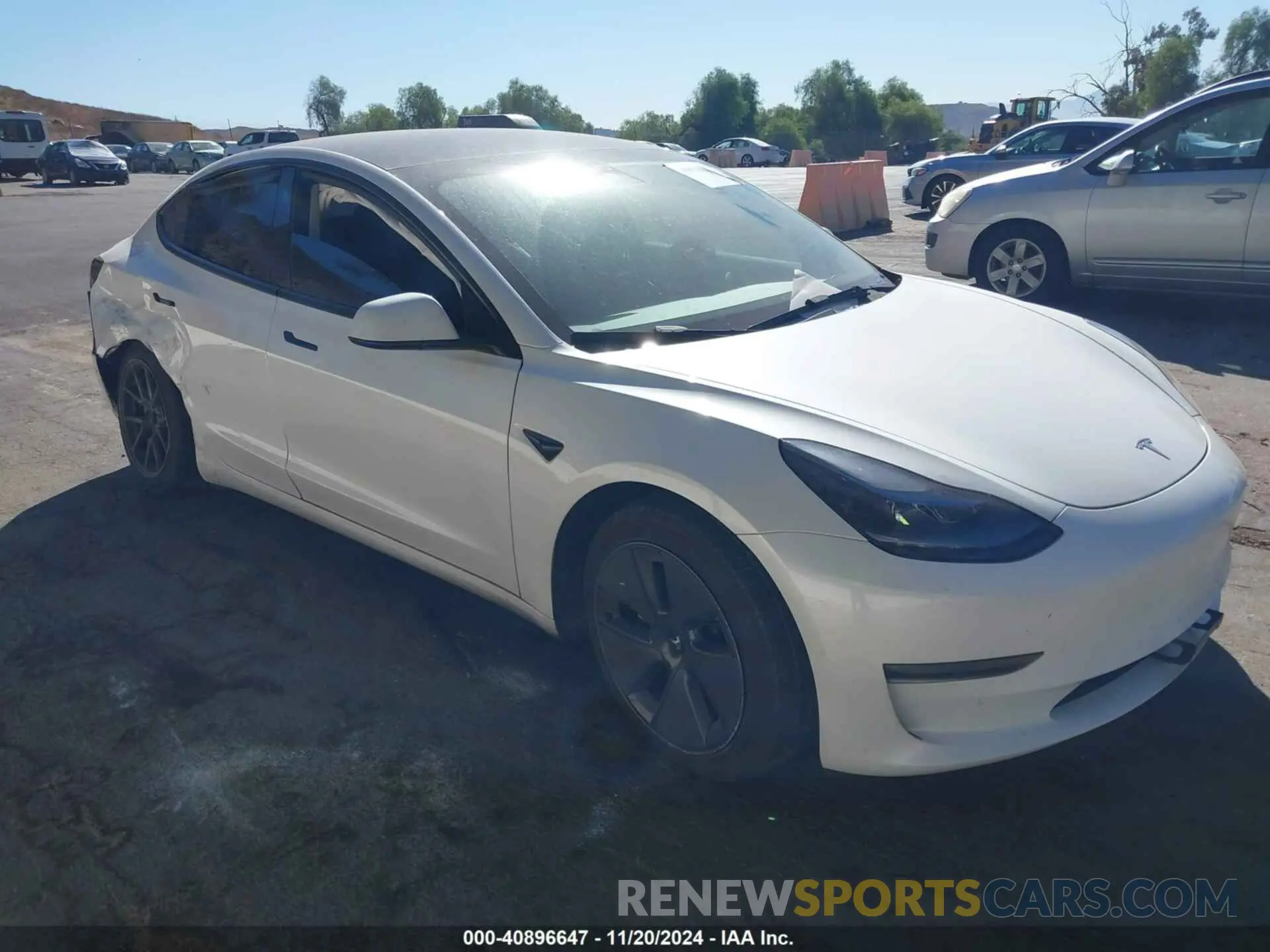 1 Photograph of a damaged car 5YJ3E1EA7PF574368 TESLA MODEL 3 2023