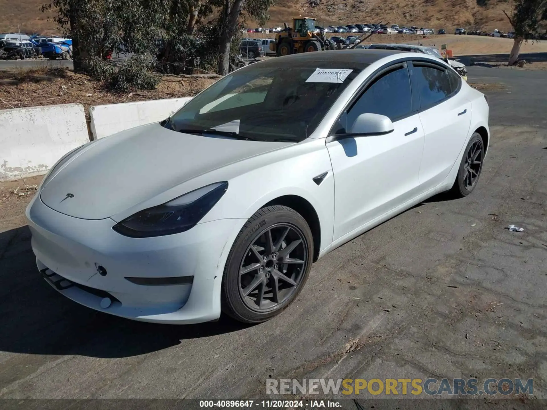 2 Photograph of a damaged car 5YJ3E1EA7PF574368 TESLA MODEL 3 2023