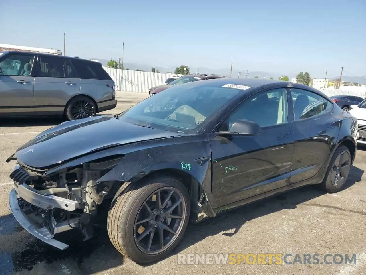 1 Photograph of a damaged car 5YJ3E1EA7PF576816 TESLA MODEL 3 2023
