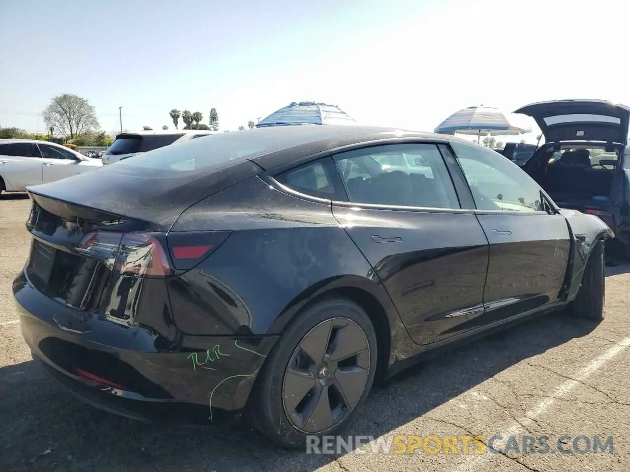3 Photograph of a damaged car 5YJ3E1EA7PF576816 TESLA MODEL 3 2023