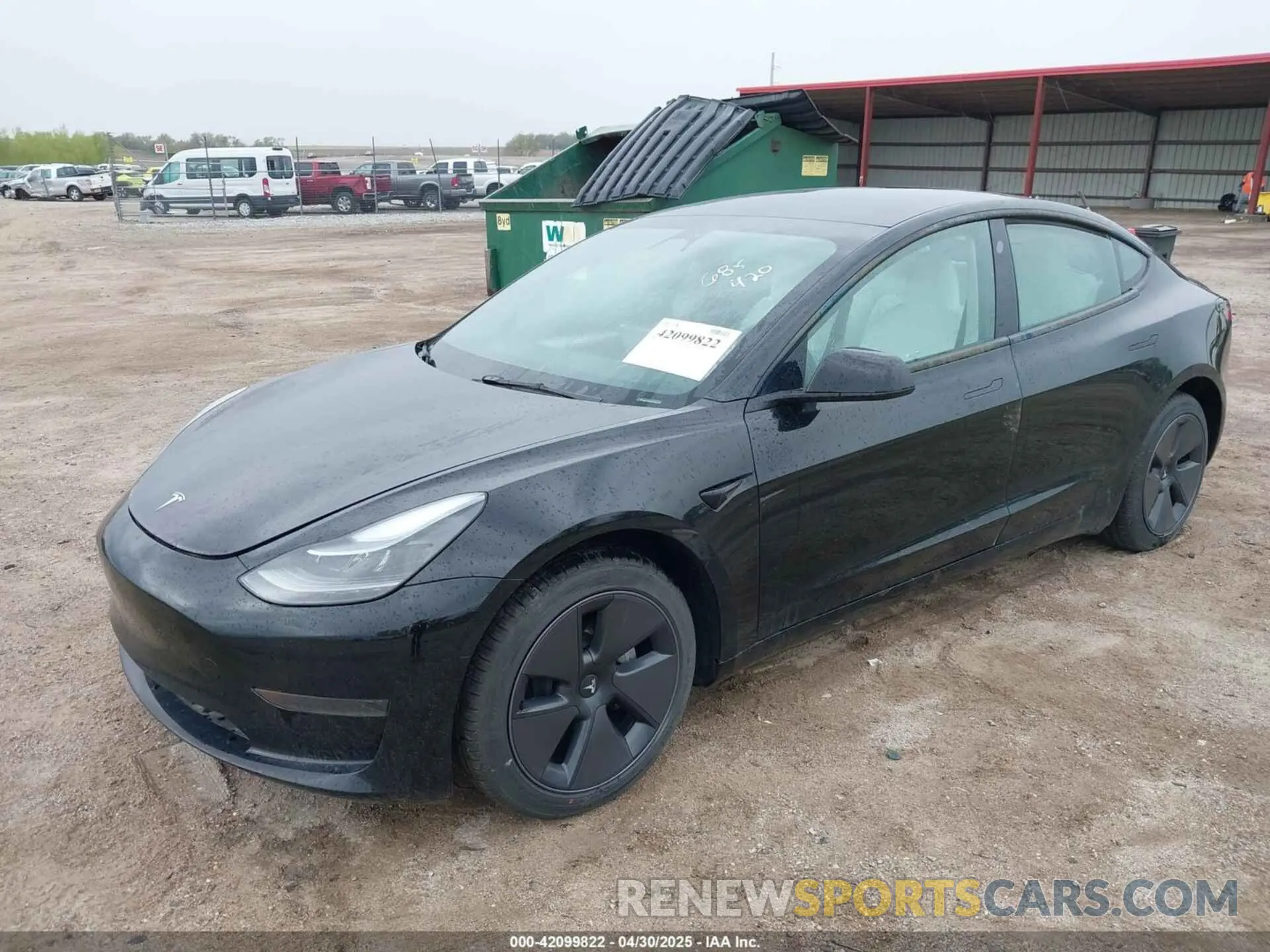 2 Photograph of a damaged car 5YJ3E1EA7PF593731 TESLA MODEL 3 2023