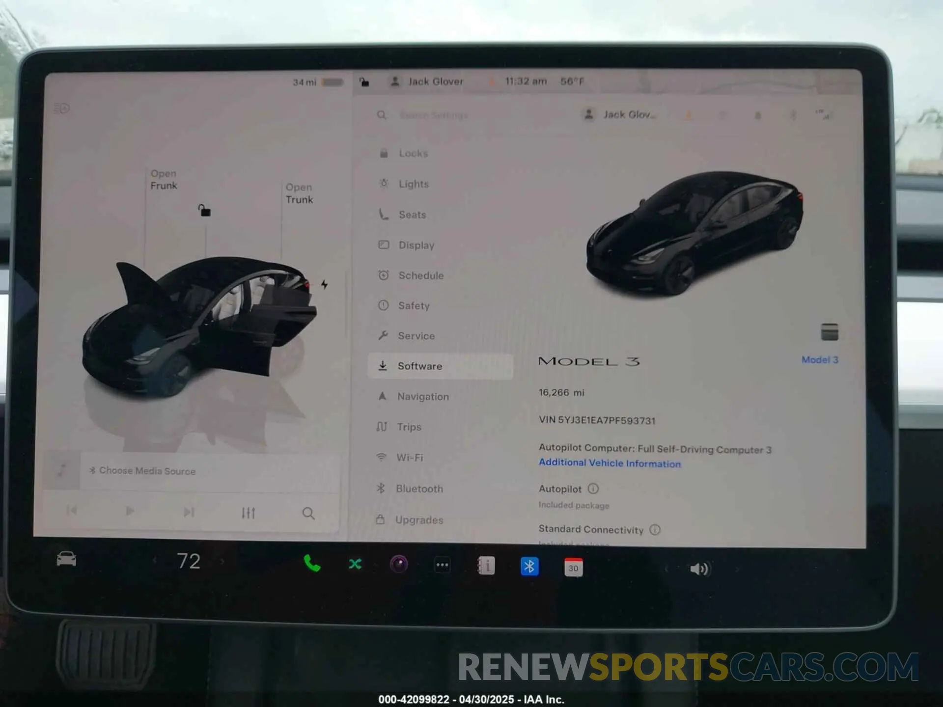 7 Photograph of a damaged car 5YJ3E1EA7PF593731 TESLA MODEL 3 2023