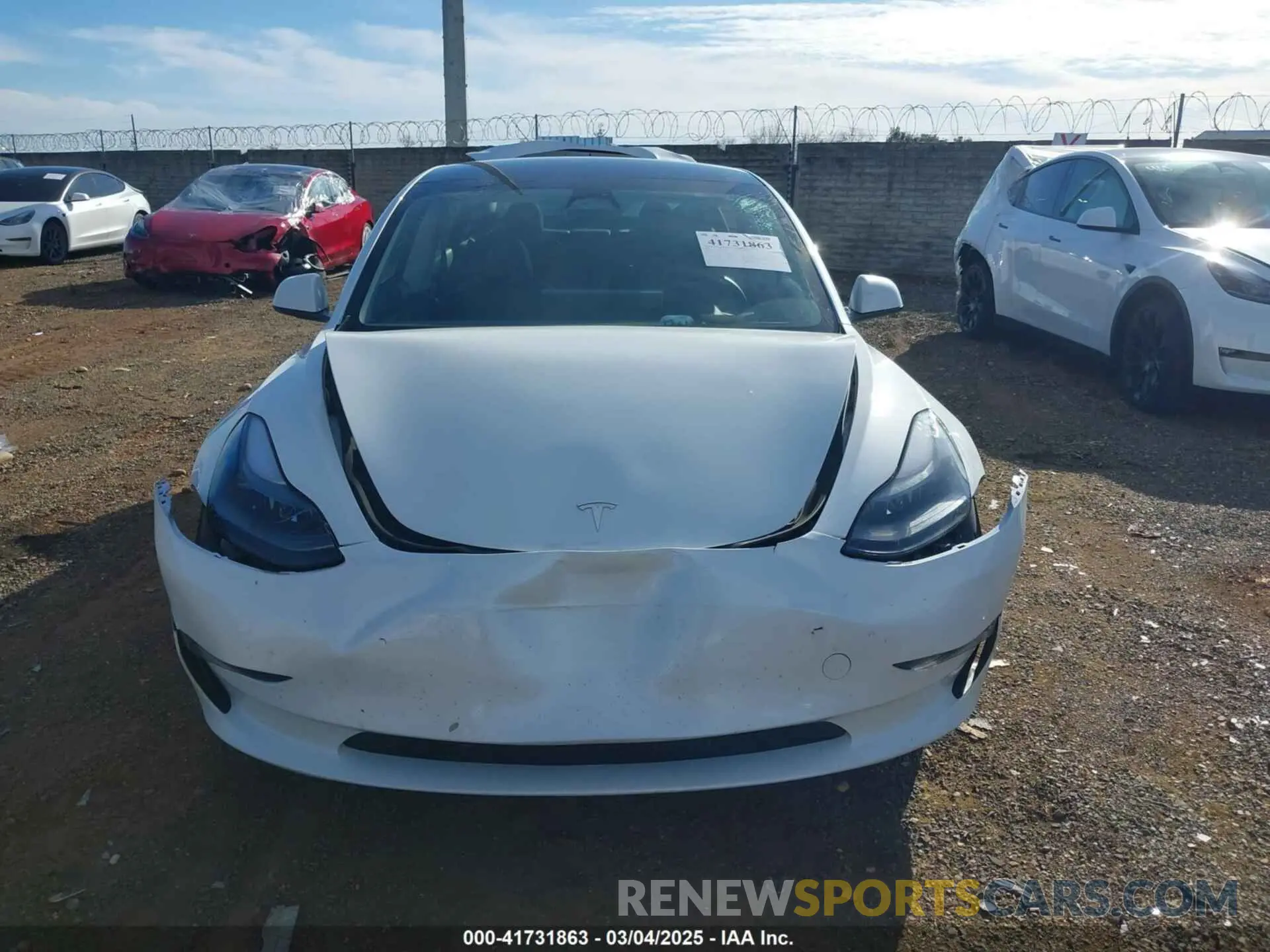12 Фотография поврежденного автомобиля 5YJ3E1EA7PF594992 TESLA MODEL 3 2023