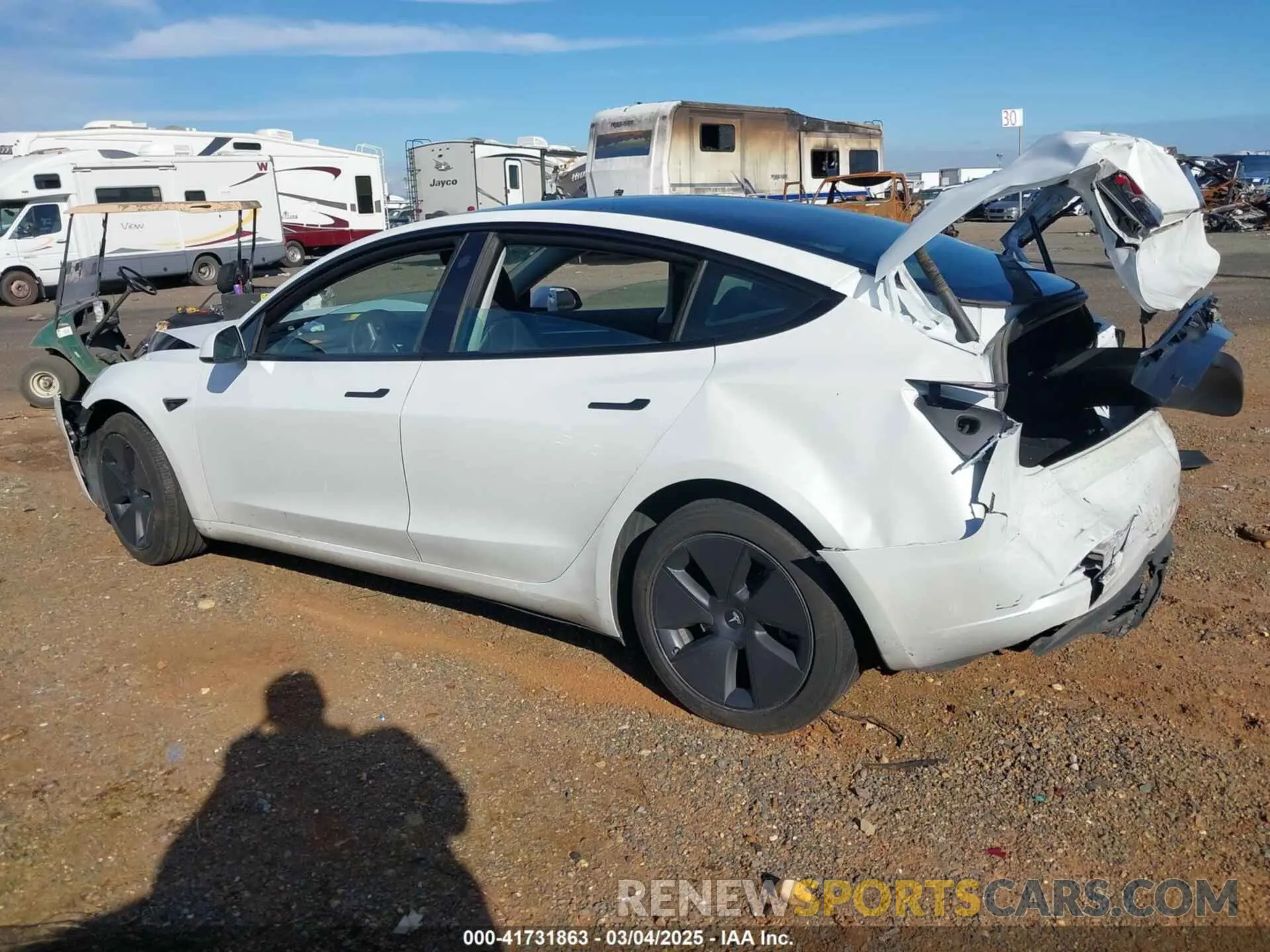 14 Фотография поврежденного автомобиля 5YJ3E1EA7PF594992 TESLA MODEL 3 2023