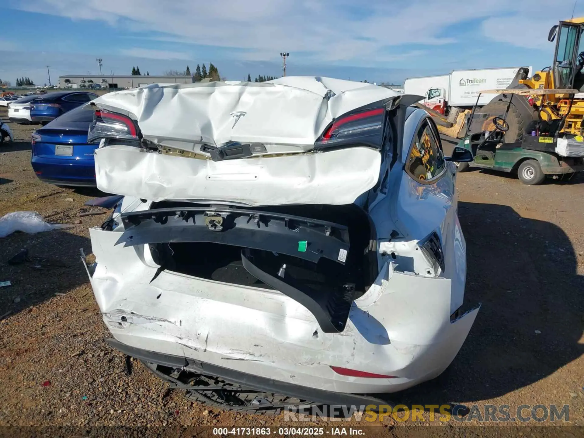 6 Фотография поврежденного автомобиля 5YJ3E1EA7PF594992 TESLA MODEL 3 2023