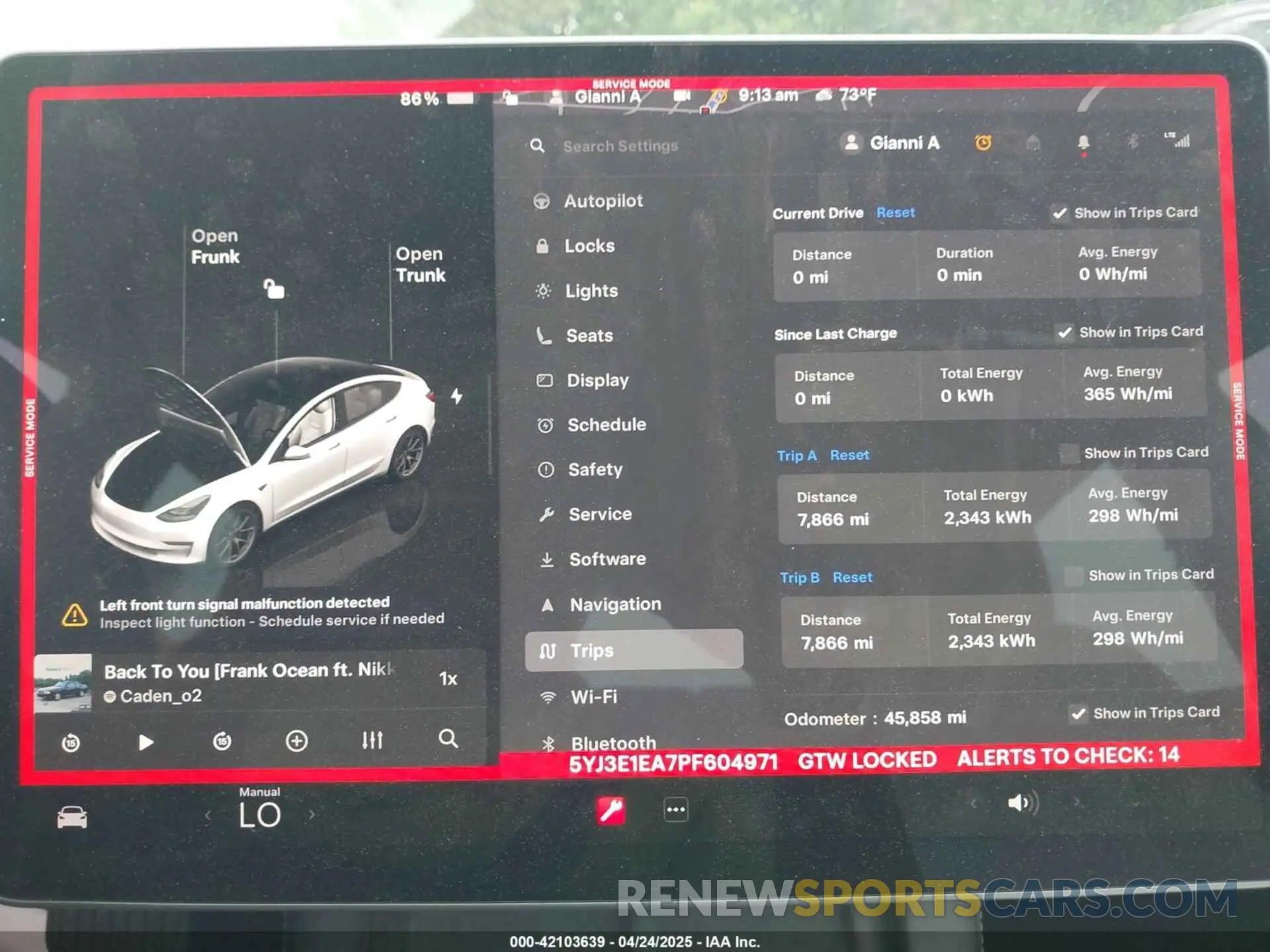 7 Фотография поврежденного автомобиля 5YJ3E1EA7PF604971 TESLA MODEL 3 2023