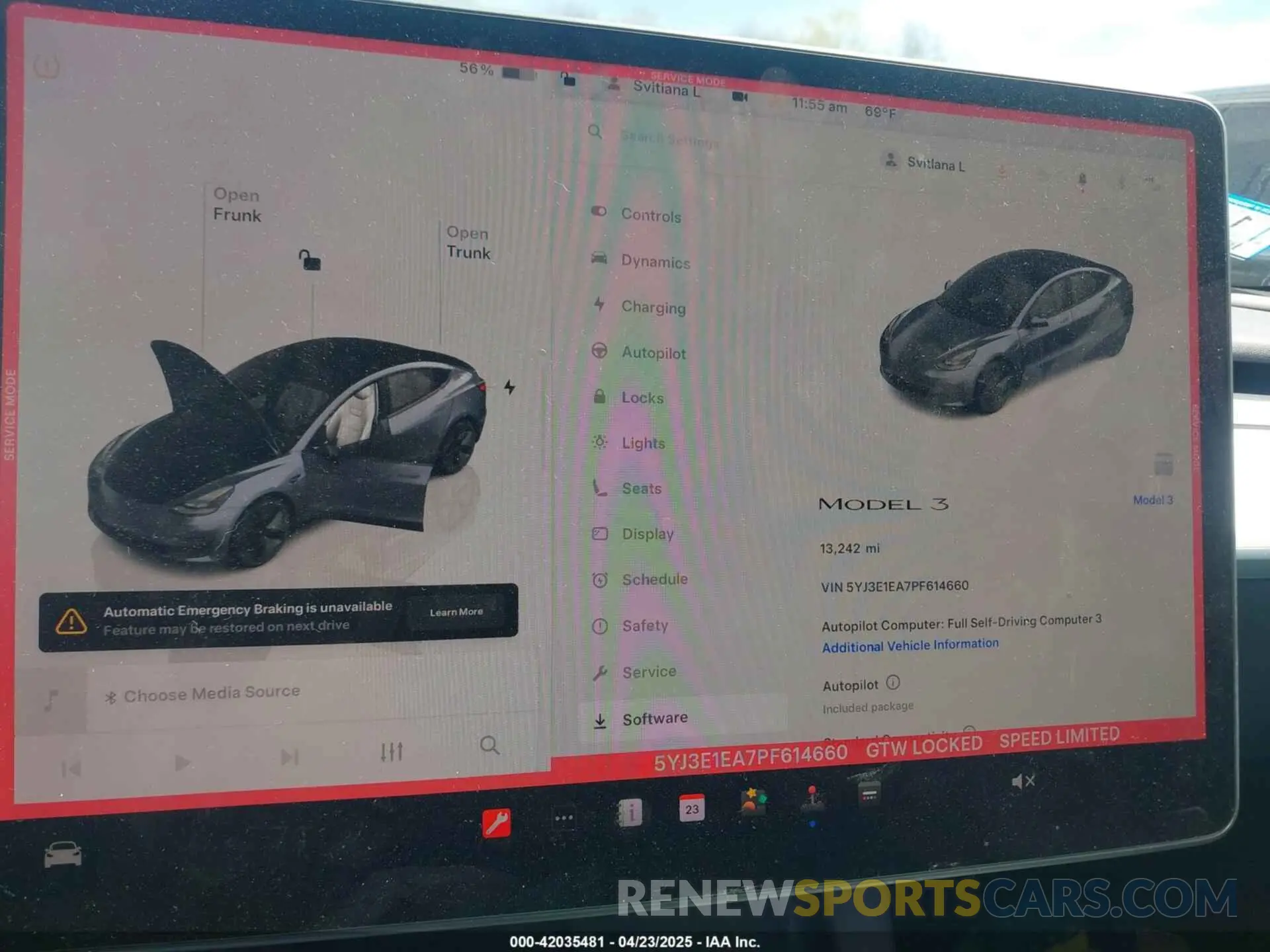 18 Фотография поврежденного автомобиля 5YJ3E1EA7PF614660 TESLA MODEL 3 2023