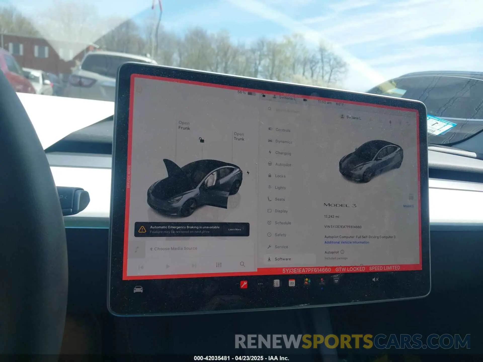 19 Фотография поврежденного автомобиля 5YJ3E1EA7PF614660 TESLA MODEL 3 2023