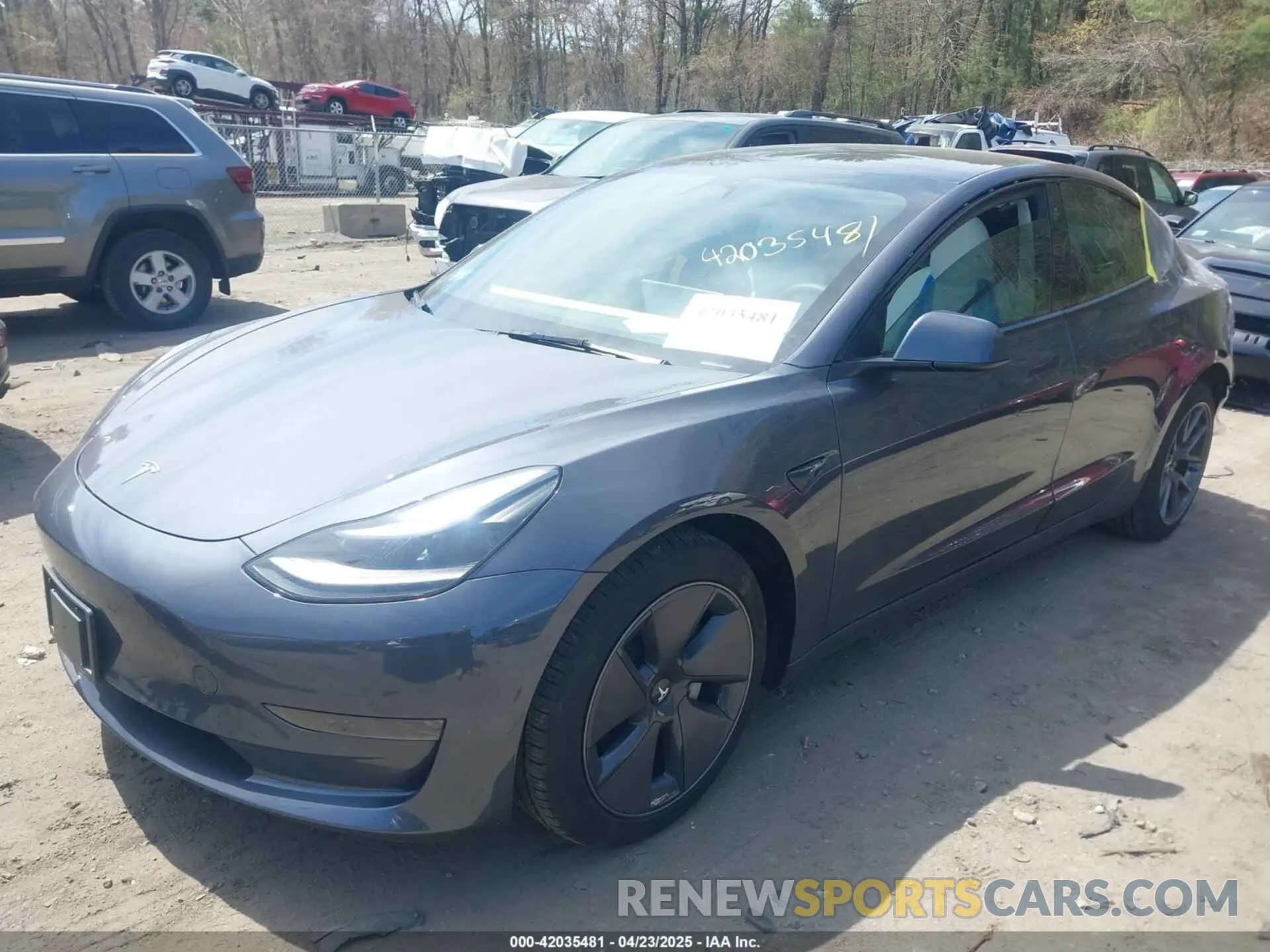 2 Фотография поврежденного автомобиля 5YJ3E1EA7PF614660 TESLA MODEL 3 2023