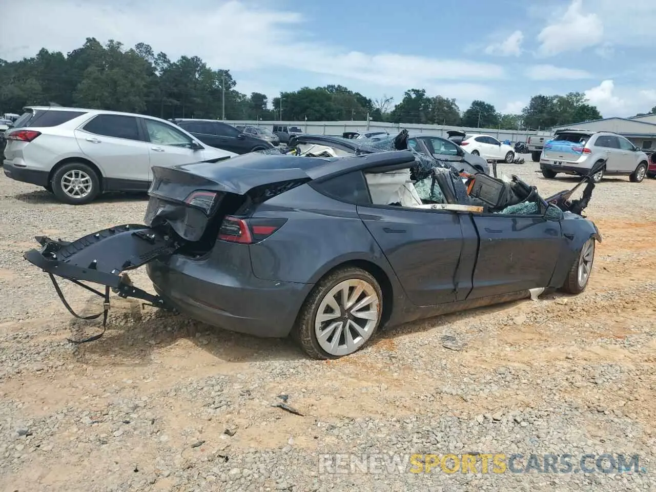 3 Photograph of a damaged car 5YJ3E1EA7PF627103 TESLA MODEL 3 2023