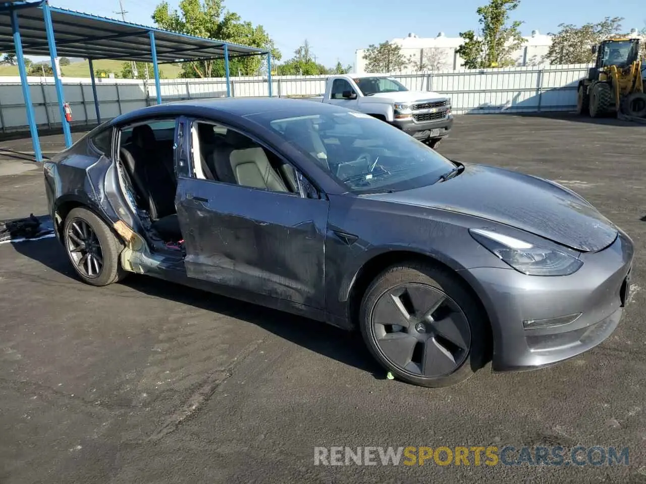 4 Photograph of a damaged car 5YJ3E1EA7PF650154 TESLA MODEL 3 2023