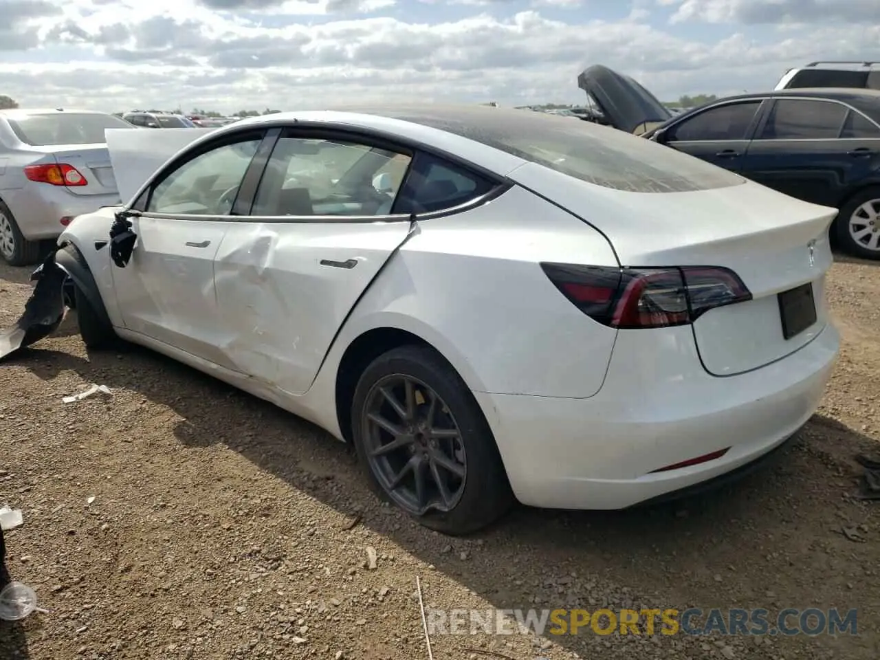 2 Photograph of a damaged car 5YJ3E1EA7PF656715 TESLA MODEL 3 2023