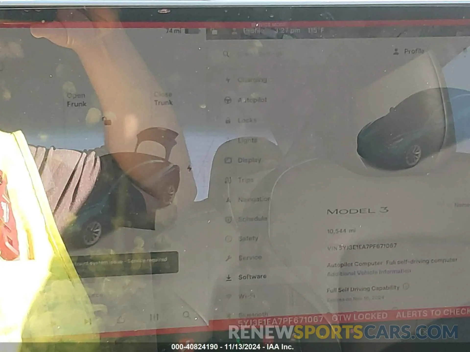 7 Photograph of a damaged car 5YJ3E1EA7PF671067 TESLA MODEL 3 2023