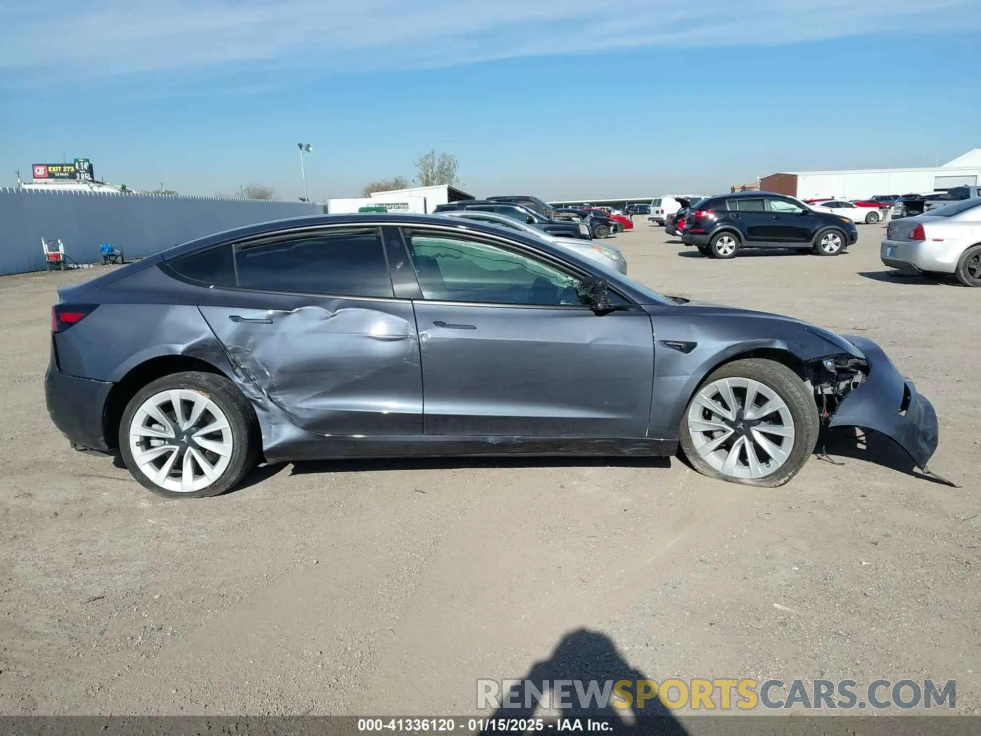 12 Photograph of a damaged car 5YJ3E1EA7PF673000 TESLA MODEL 3 2023