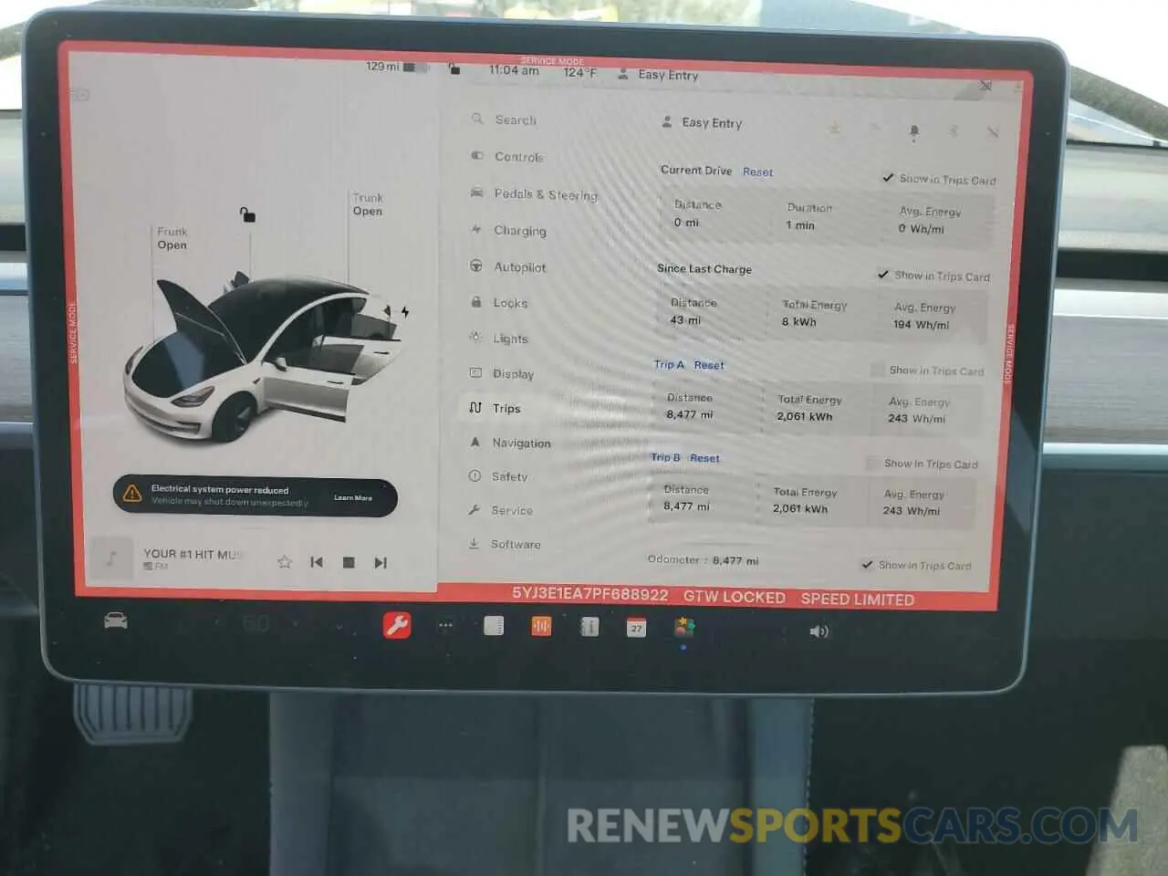 9 Photograph of a damaged car 5YJ3E1EA7PF688922 TESLA MODEL 3 2023