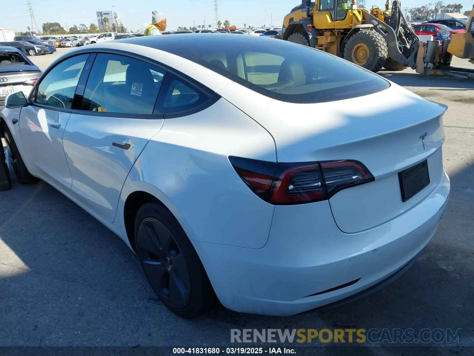 3 Photograph of a damaged car 5YJ3E1EA7PF693103 TESLA MODEL 3 2023