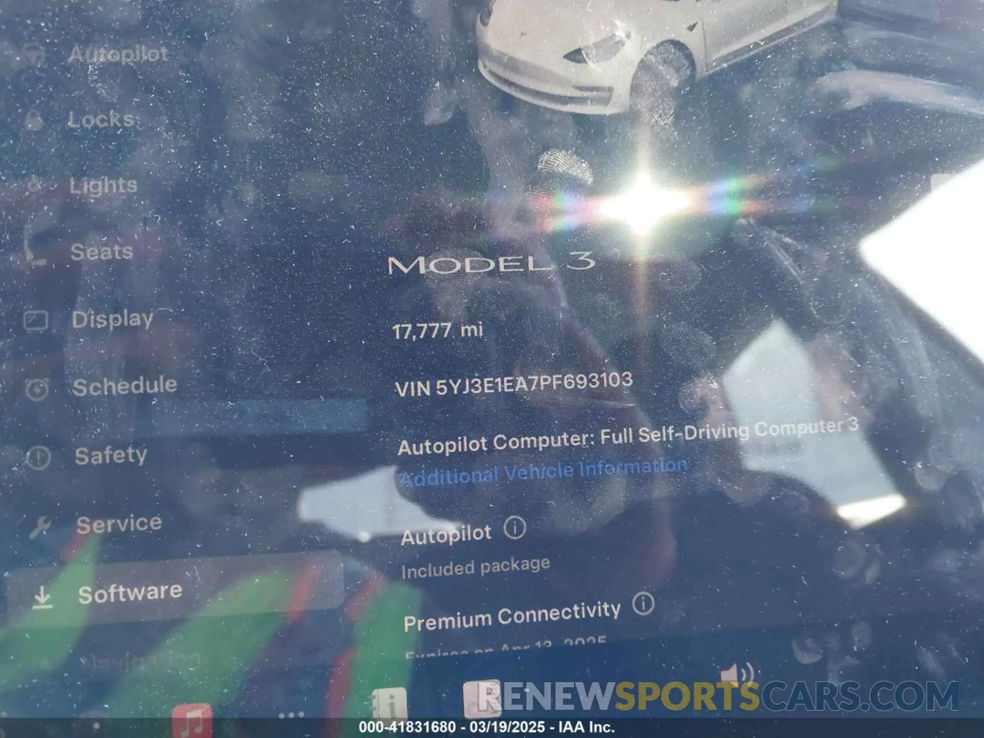 7 Photograph of a damaged car 5YJ3E1EA7PF693103 TESLA MODEL 3 2023