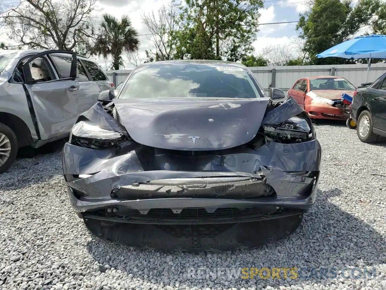 5 Фотография поврежденного автомобиля 5YJ3E1EA7PF705024 TESLA MODEL 3 2023