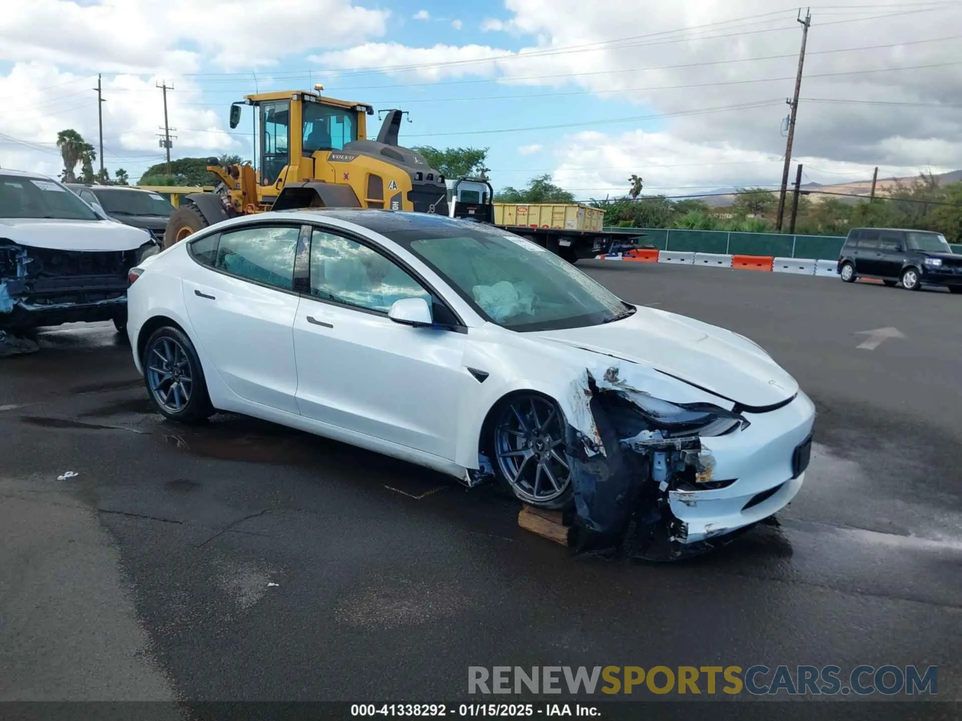 1 Photograph of a damaged car 5YJ3E1EA8PF395109 TESLA MODEL 3 2023