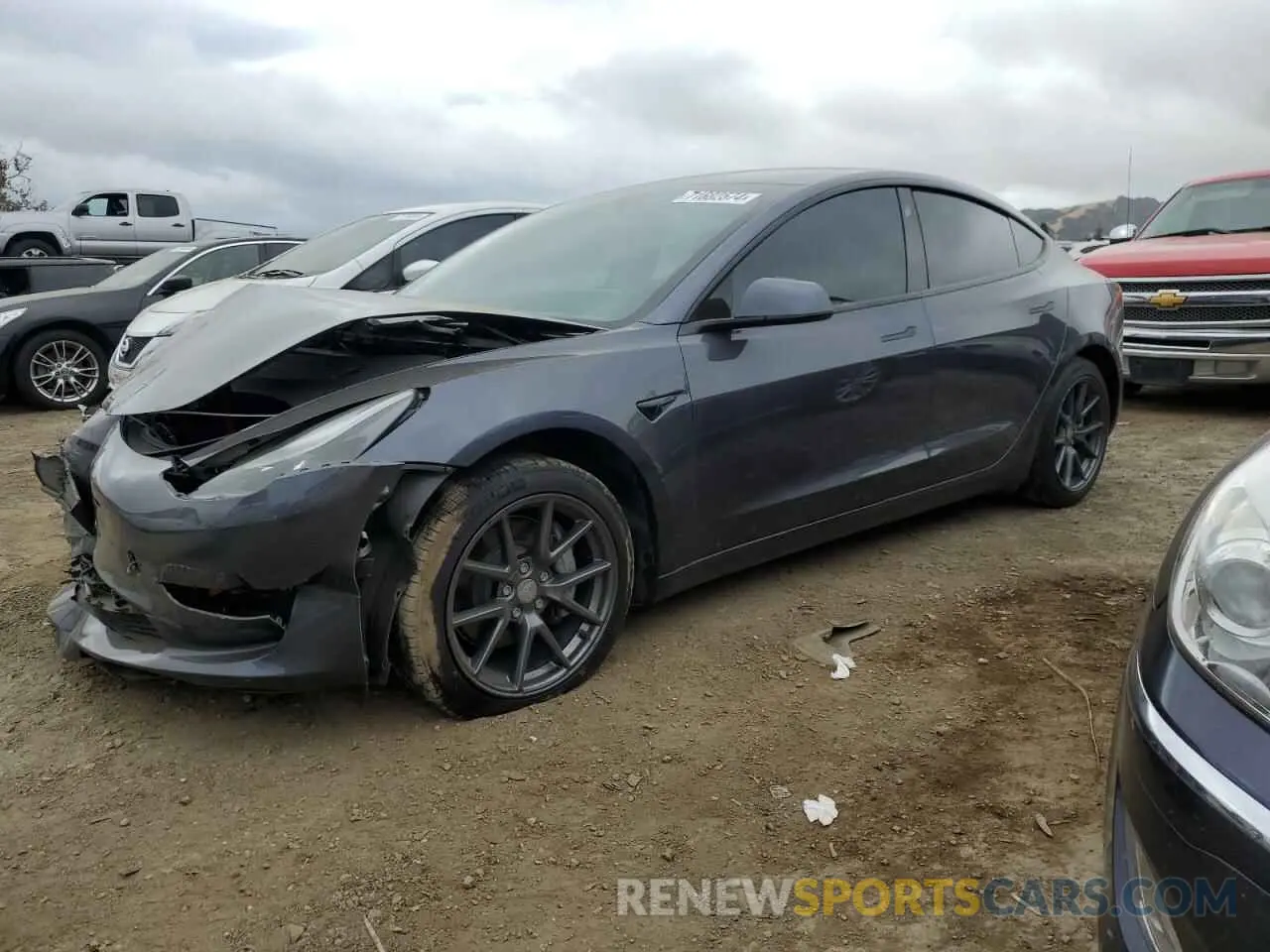 1 Фотография поврежденного автомобиля 5YJ3E1EA8PF403211 TESLA MODEL 3 2023