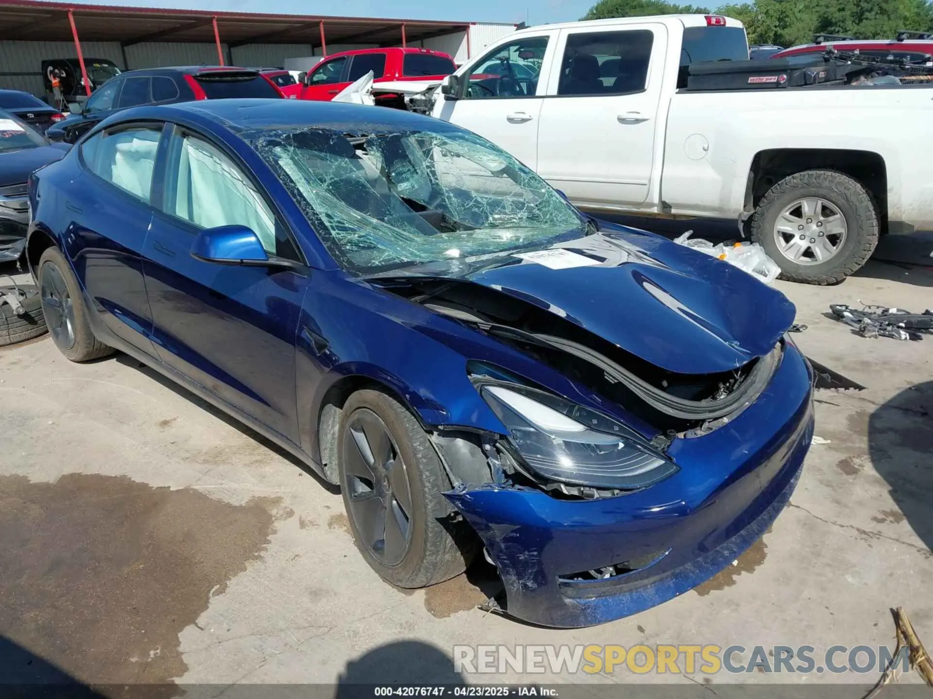 1 Фотография поврежденного автомобиля 5YJ3E1EA8PF403743 TESLA MODEL 3 2023