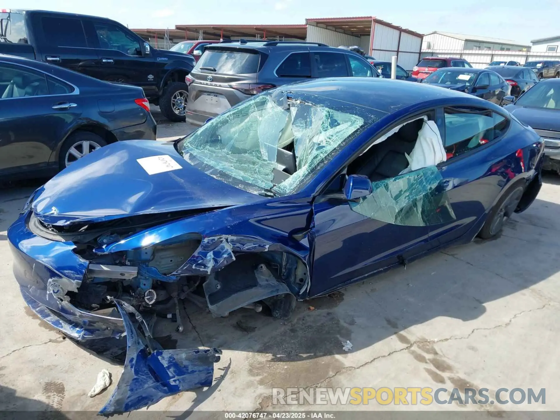 2 Фотография поврежденного автомобиля 5YJ3E1EA8PF403743 TESLA MODEL 3 2023