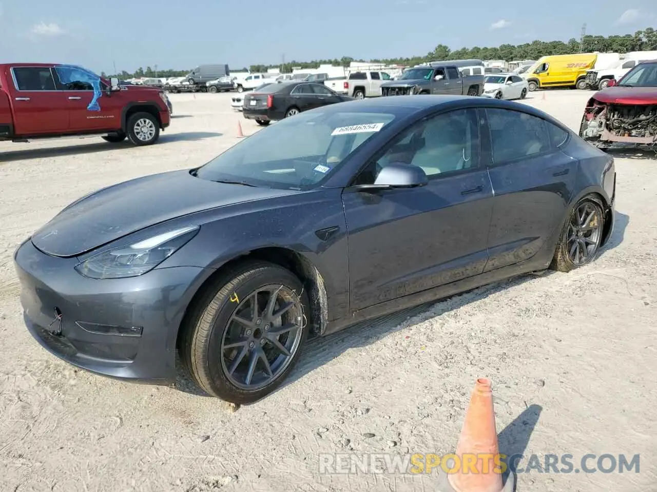 1 Photograph of a damaged car 5YJ3E1EA8PF426004 TESLA MODEL 3 2023
