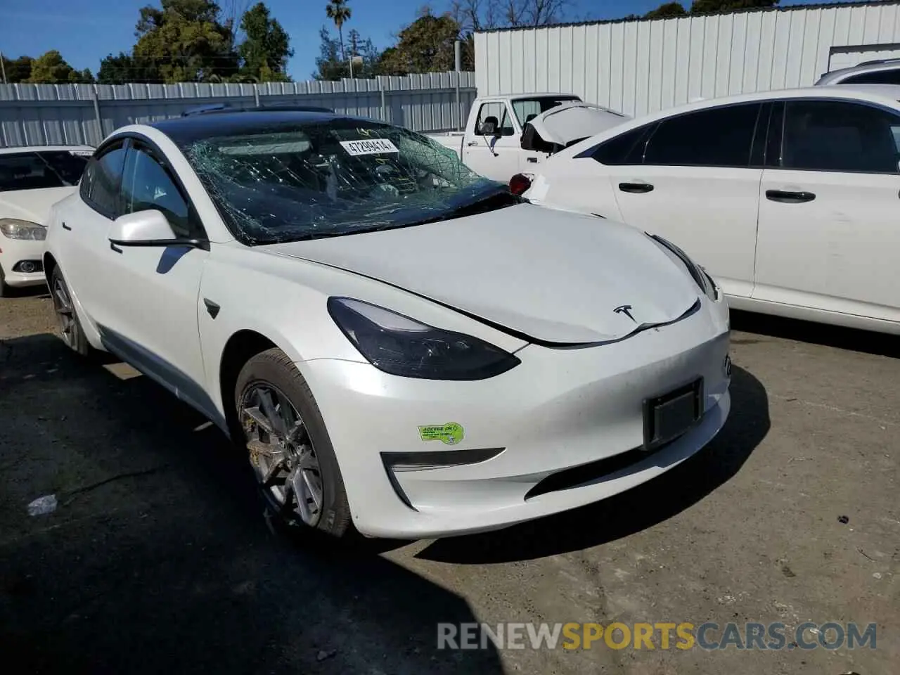 4 Фотография поврежденного автомобиля 5YJ3E1EA8PF430425 TESLA MODEL 3 2023