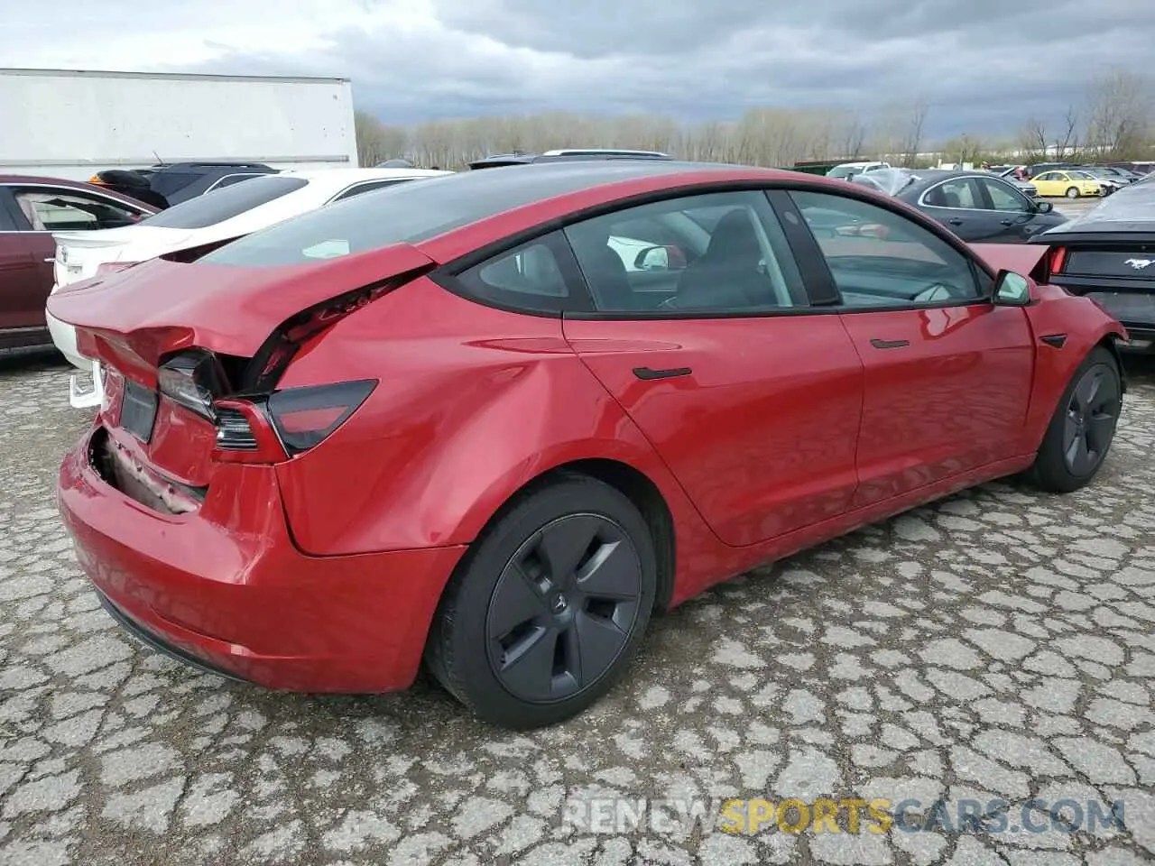 3 Photograph of a damaged car 5YJ3E1EA8PF433986 TESLA MODEL 3 2023