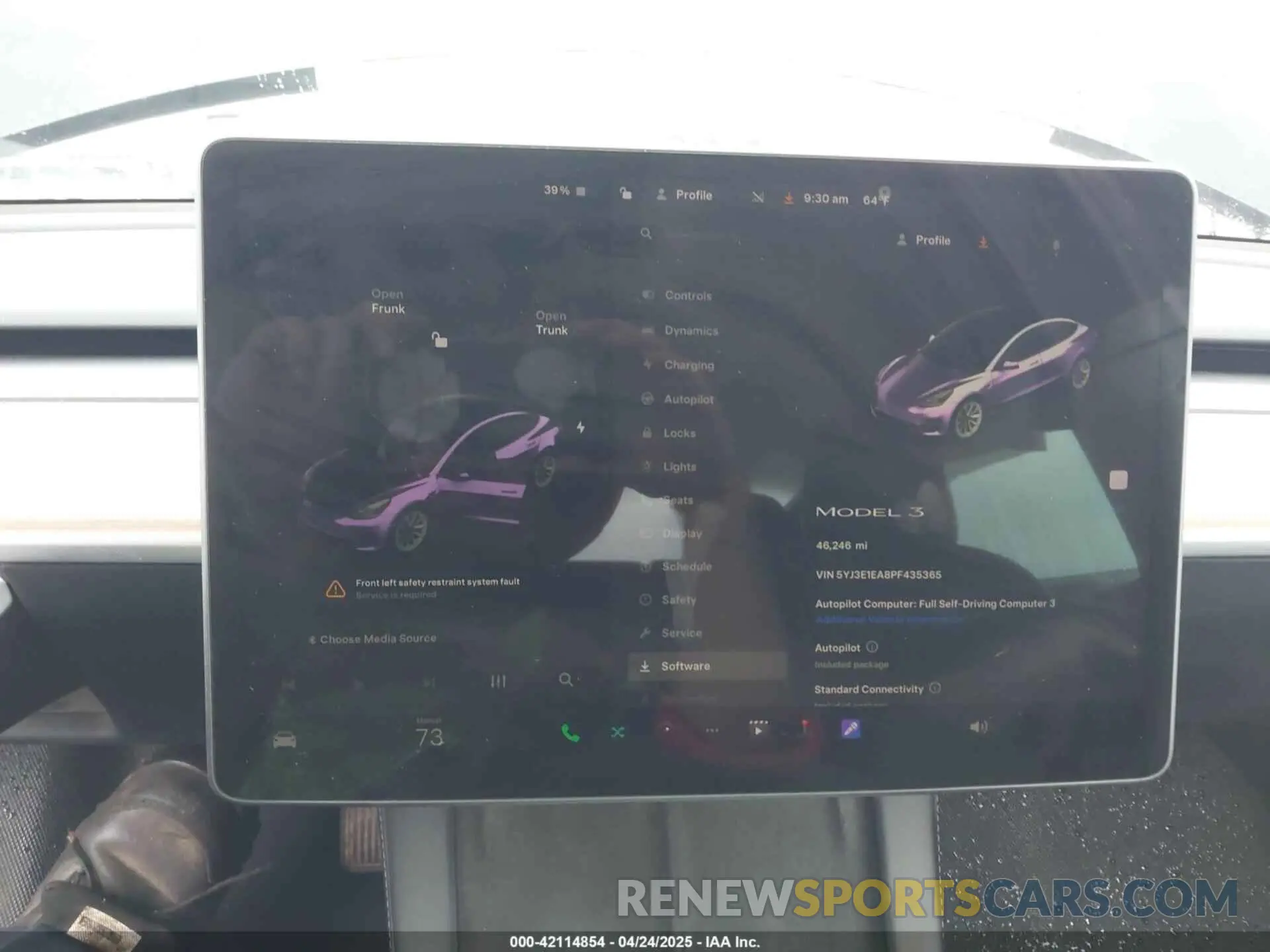 18 Фотография поврежденного автомобиля 5YJ3E1EA8PF435365 TESLA MODEL 3 2023