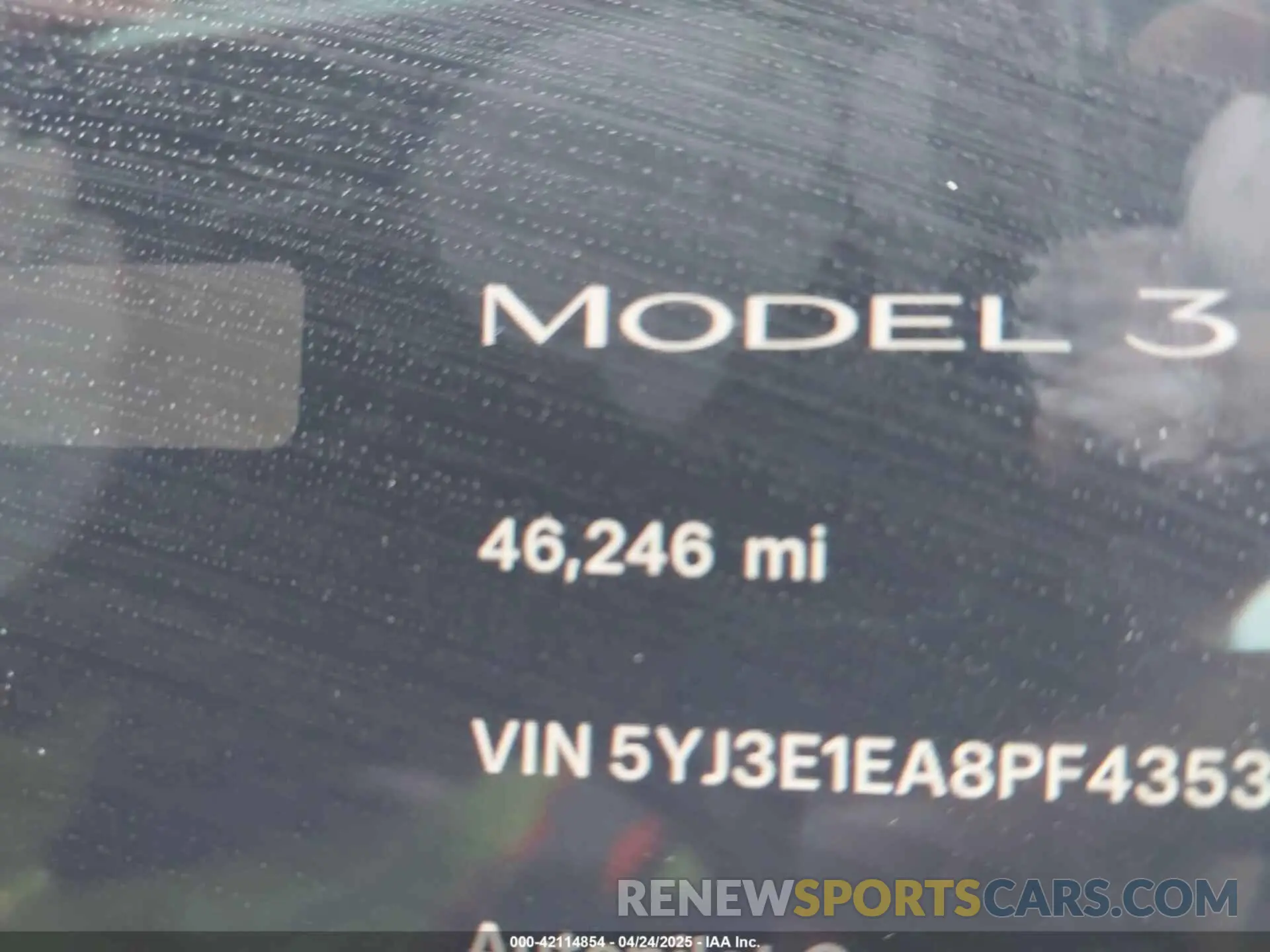7 Фотография поврежденного автомобиля 5YJ3E1EA8PF435365 TESLA MODEL 3 2023