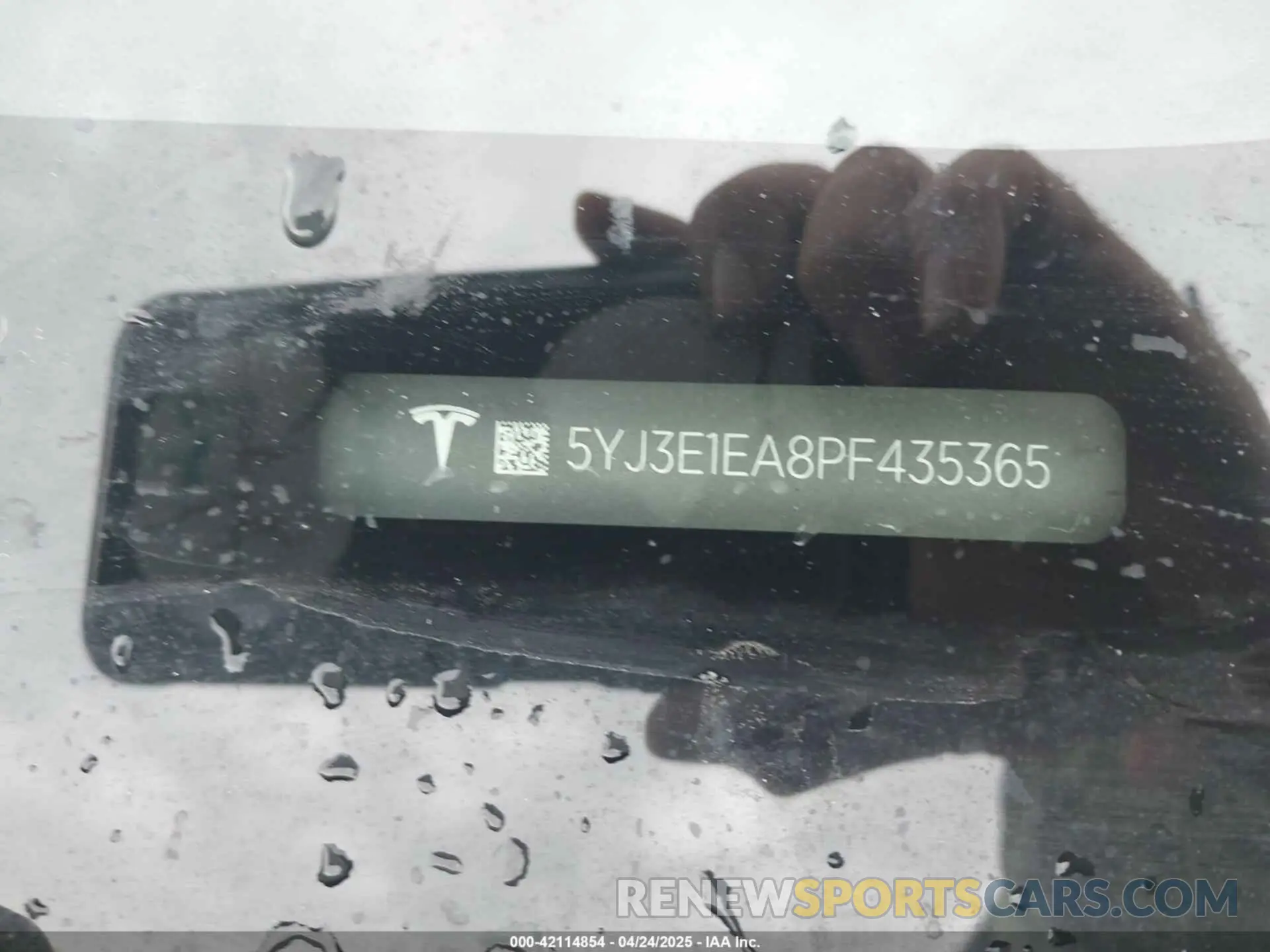 9 Фотография поврежденного автомобиля 5YJ3E1EA8PF435365 TESLA MODEL 3 2023