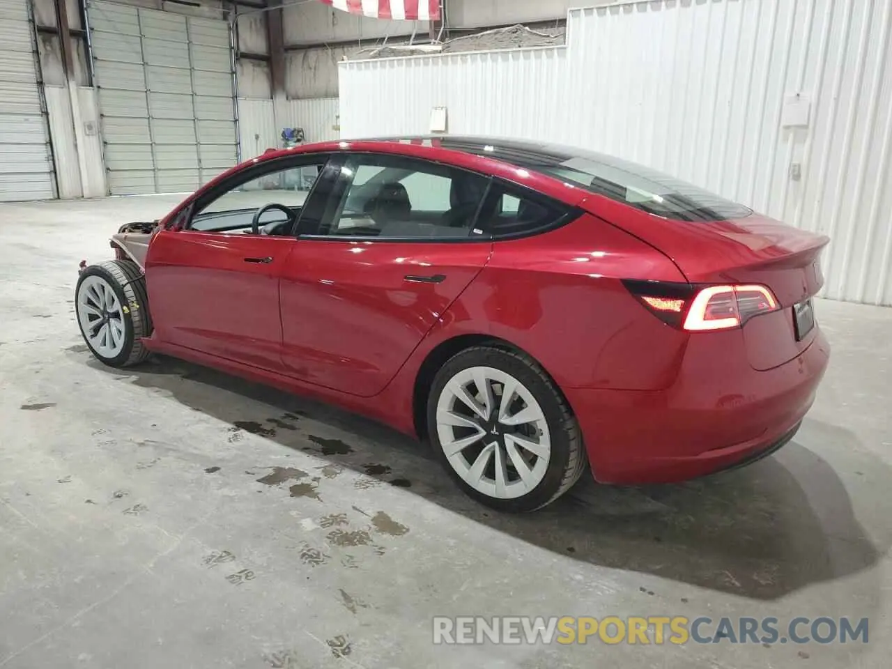 2 Фотография поврежденного автомобиля 5YJ3E1EA8PF448830 TESLA MODEL 3 2023