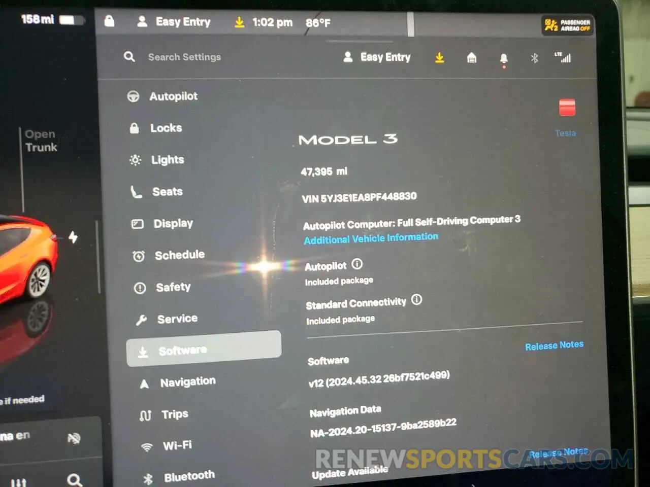 9 Фотография поврежденного автомобиля 5YJ3E1EA8PF448830 TESLA MODEL 3 2023