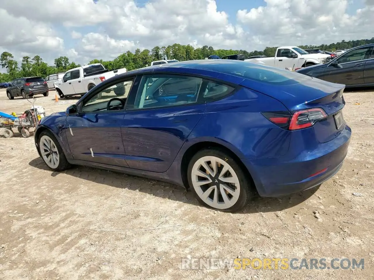 2 Photograph of a damaged car 5YJ3E1EA8PF450710 TESLA MODEL 3 2023